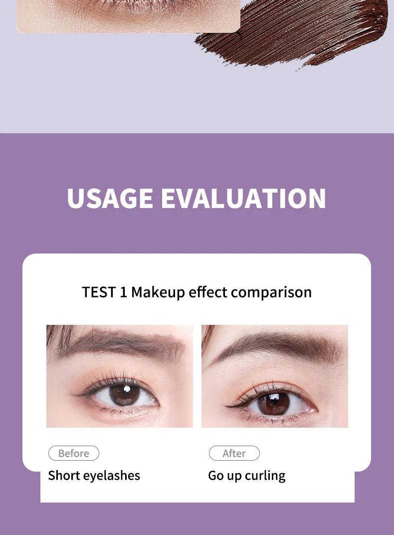 4D Feather Fashion Mascara Waterproof Volumizing & Lengthening for Curled Lashes 32 4d feather fashion waterproof mascara sit 96sucvw4 desc 32