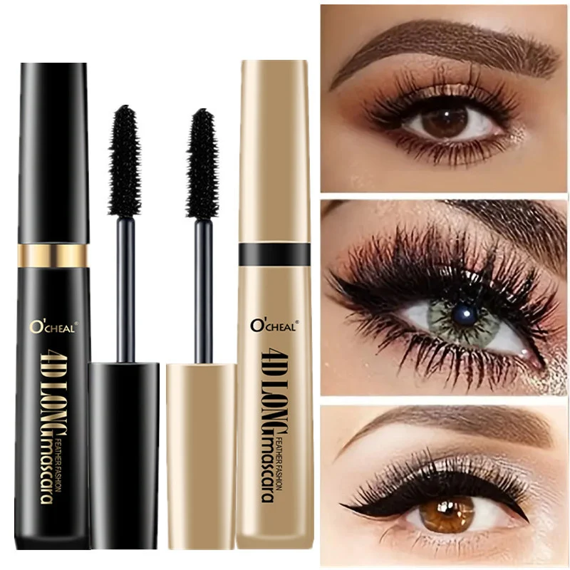 4d-long-feather-mascara-waterproof-sit-btdkaj93-1 O'CHEAL 4D Long Feather Mascara providing waterproof, volumizing, and curling effects for defined eyelashes.