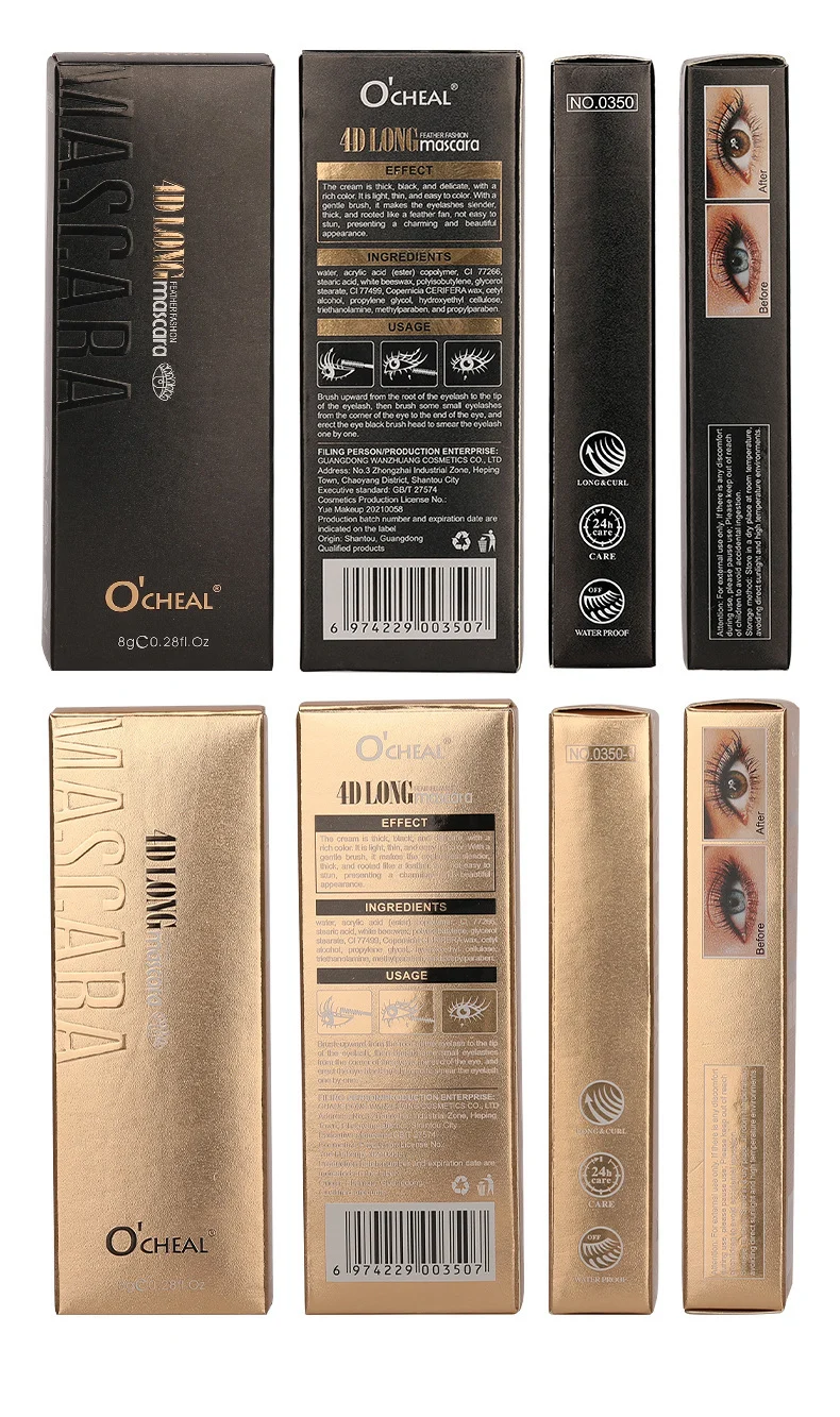 4D Mascara Waterproof Long-Lasting Volumizing and Curling Eyelash Makeup 18 4d long feather mascara waterproof sit btdkaj93 desc 18