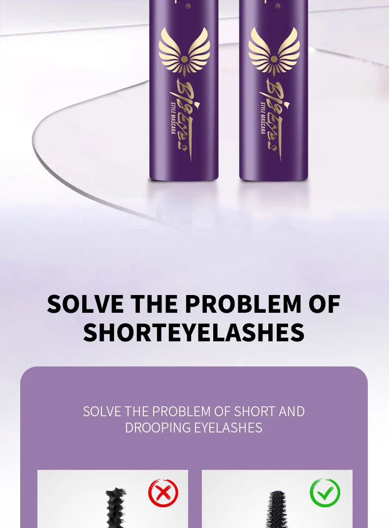 4D Volumizing Mascara Waterproof Black Lengthening Curling Big Brush Head 2 4d volumizing mascara waterproof black lengthening curling sit 74akdz98 desc 2