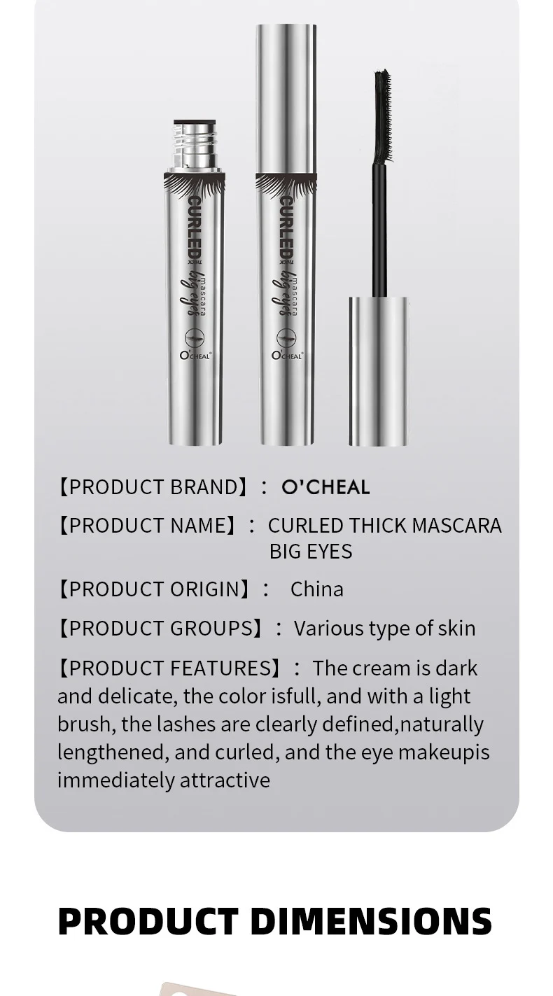 4D Waterproof Mascara for Extreme Length, Volume, Curl & Smudge-Proof Hold 13 4d waterproof mascara length volume curl sit knwpqg4u desc 13