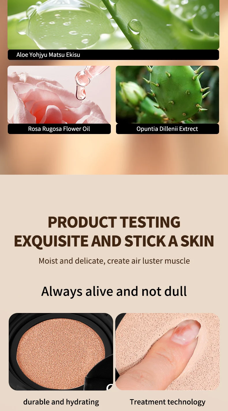Air Cushion BB Cream Full Coverage Moisturizing Concealer Foundation Long Lasting Natural Makeup 14 air cushion bb cream full coverage moisturizing concealer foundation sit qn3j4gs9 desc 14