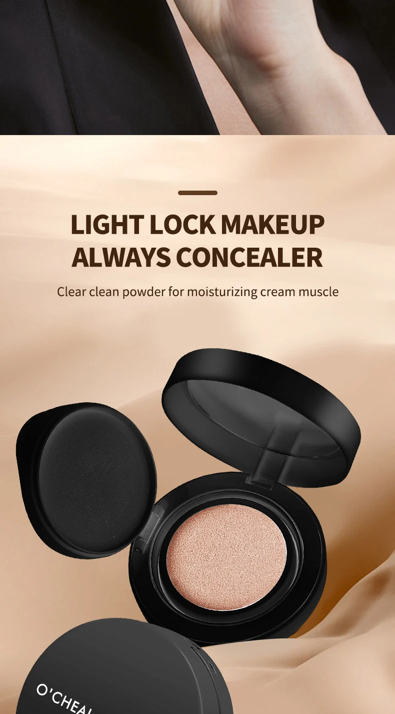 Air Cushion BB Cream Full Coverage Moisturizing Concealer Foundation Long Lasting Natural Makeup 2 air cushion bb cream full coverage moisturizing concealer foundation sit qn3j4gs9 desc 2