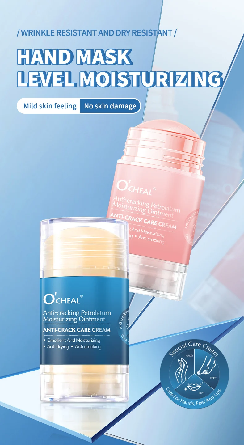 Anti-Crack Care Cream 40g Petroleum Jelly Hand Foot Moisturizer for Dry Cracked Skin 1 anti crack care cream petroleum jelly hand foot moisturizer 40g sit nc2qku8n desc 1