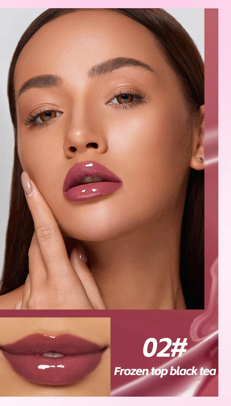 Aqua Mirror Lip Gloss Matte Waterproof Long-Lasting Lipstick Pen Non-Sticky Hydrating Lip Stain 10 aqua mirror lip gloss matte waterproof lipstick pen sit z9m528r7 desc 10