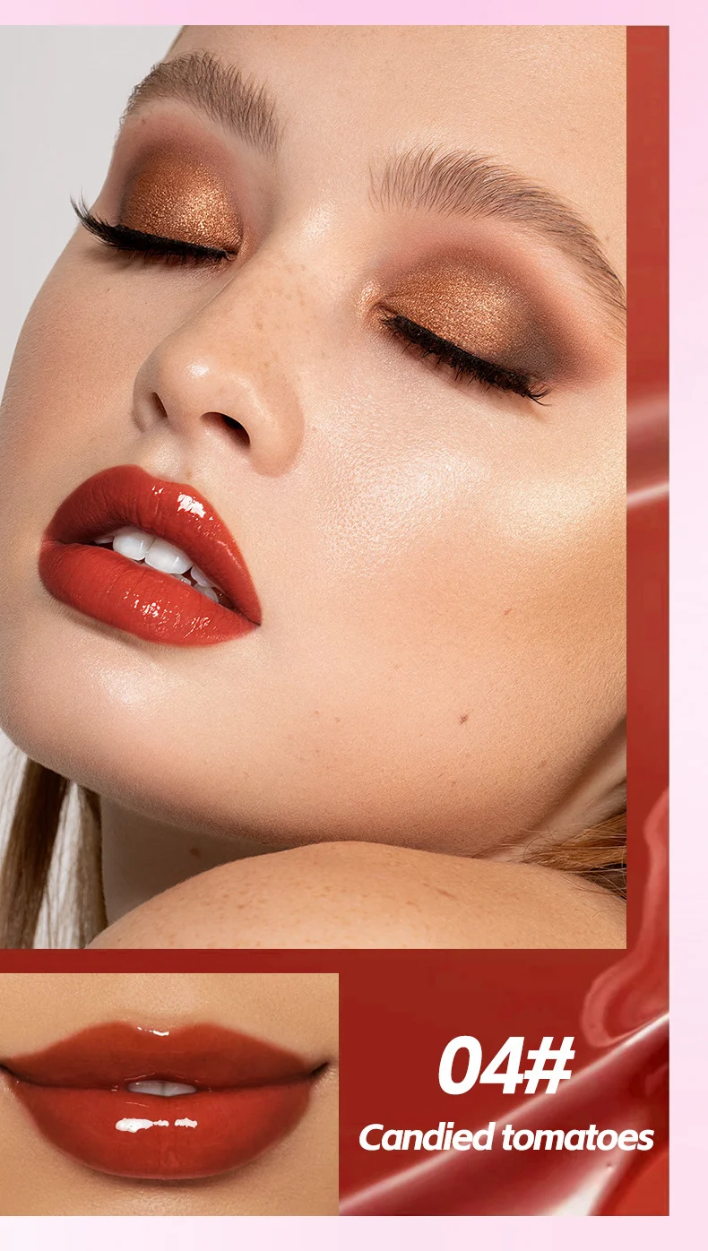 Aqua Mirror Lip Gloss Matte Waterproof Long-Lasting Lipstick Pen Non-Sticky Hydrating Lip Stain 12 aqua mirror lip gloss matte waterproof lipstick pen sit z9m528r7 desc 12