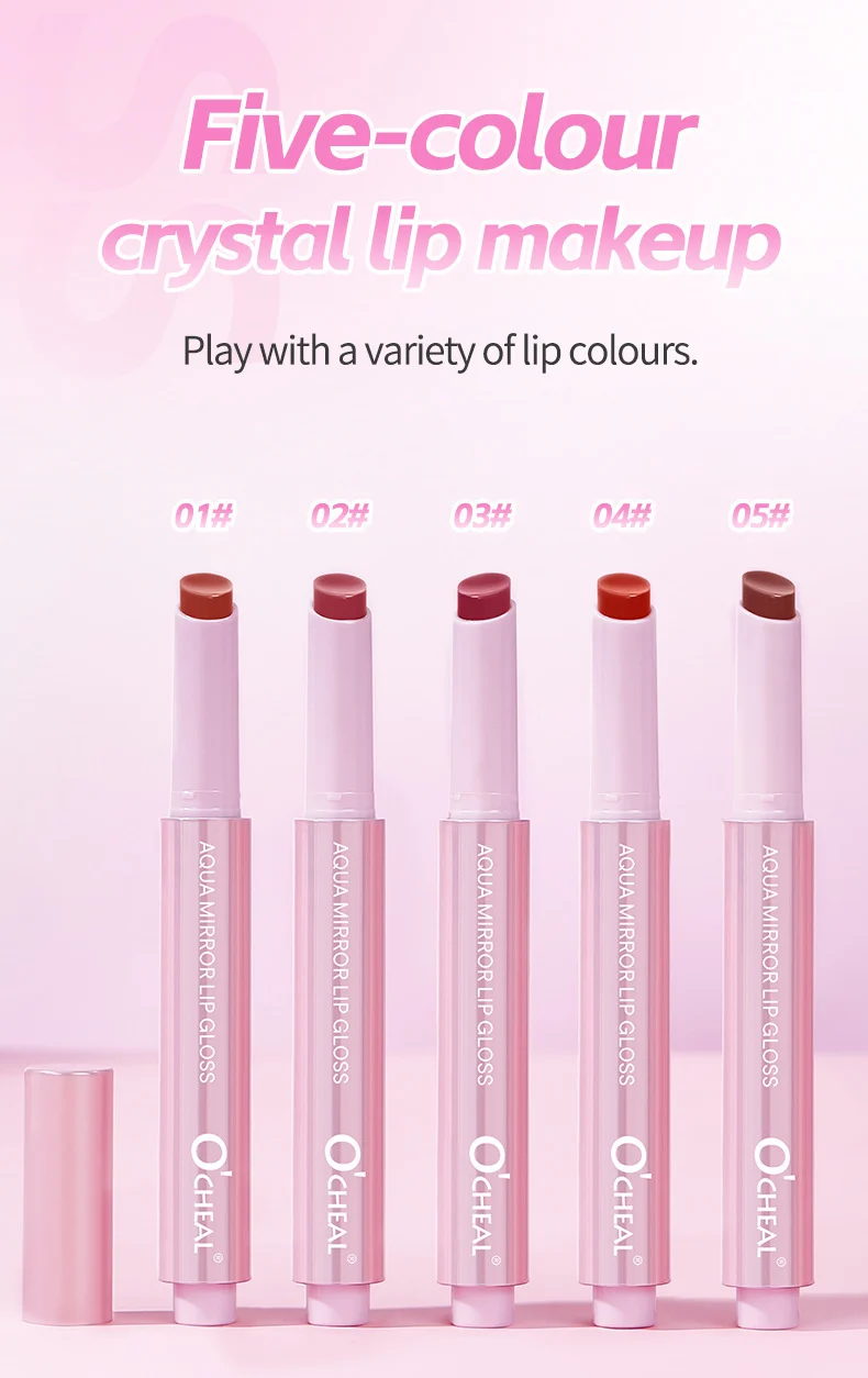 Aqua Mirror Lip Gloss Matte Waterproof Long-Lasting Lipstick Pen Non-Sticky Hydrating Lip Stain 7 aqua mirror lip gloss matte waterproof lipstick pen sit z9m528r7 desc 7