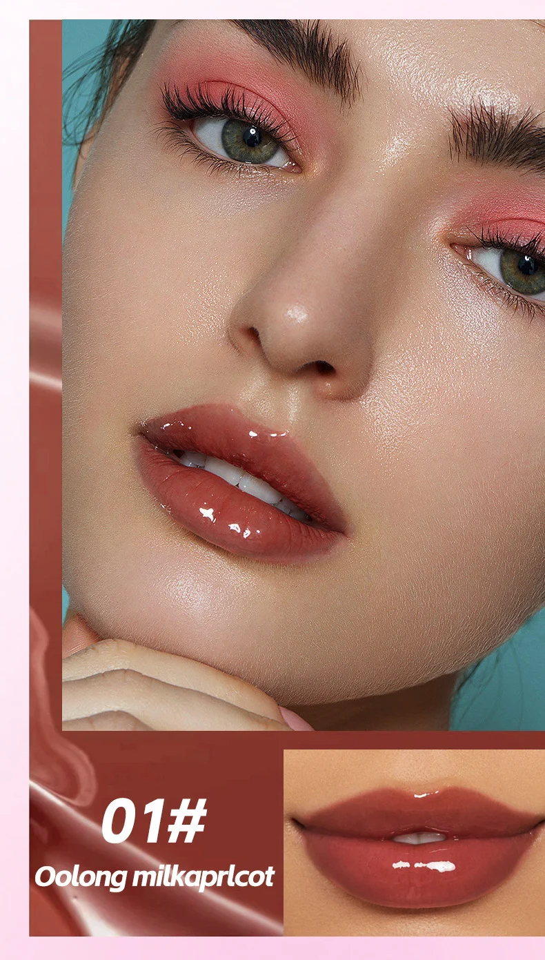 Aqua Mirror Lip Gloss Matte Waterproof Long-Lasting Lipstick Pen Non-Sticky Hydrating Lip Stain 9 aqua mirror lip gloss matte waterproof lipstick pen sit z9m528r7 desc 9