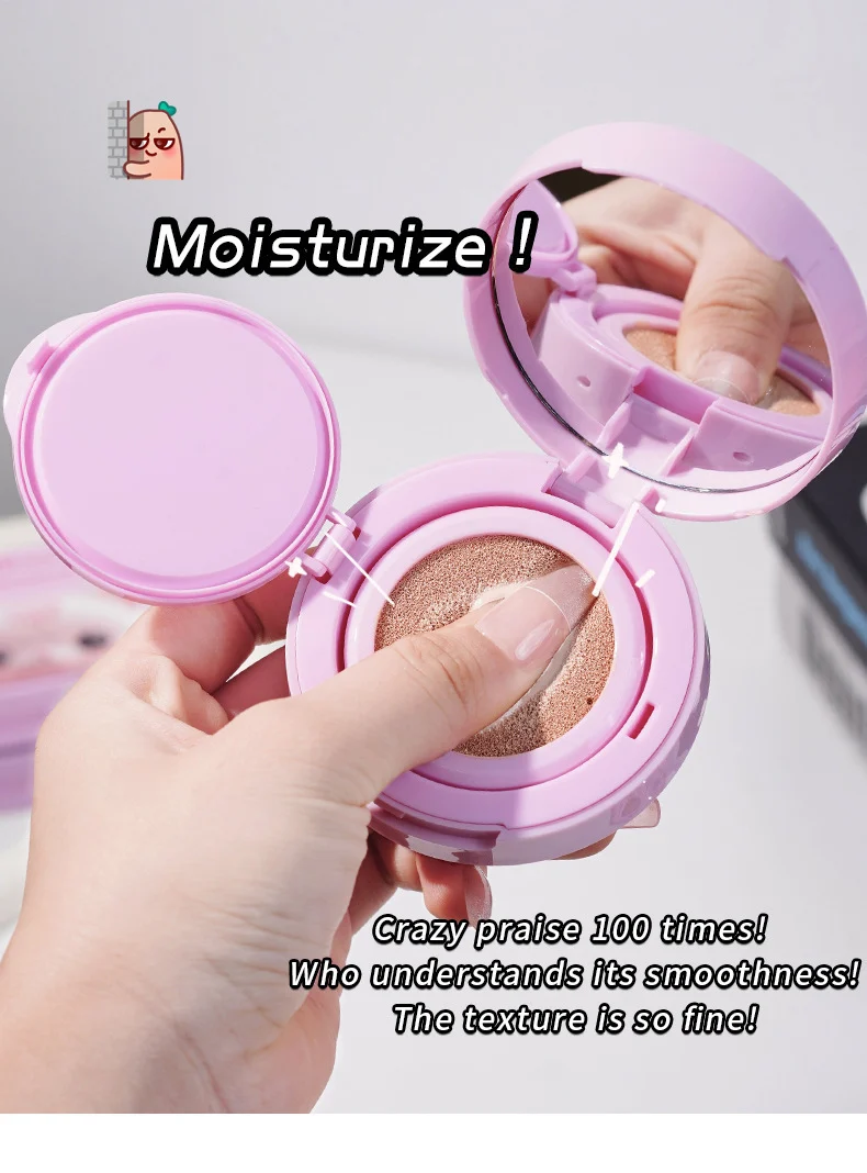 BB Cushion Foundation Full Coverage Concealer Hydrating Lightweight Foundation Natural Finish Non-Caking 7 bb cushion foundation full coverage concealer hydrating sit 7gtxn24y desc 7