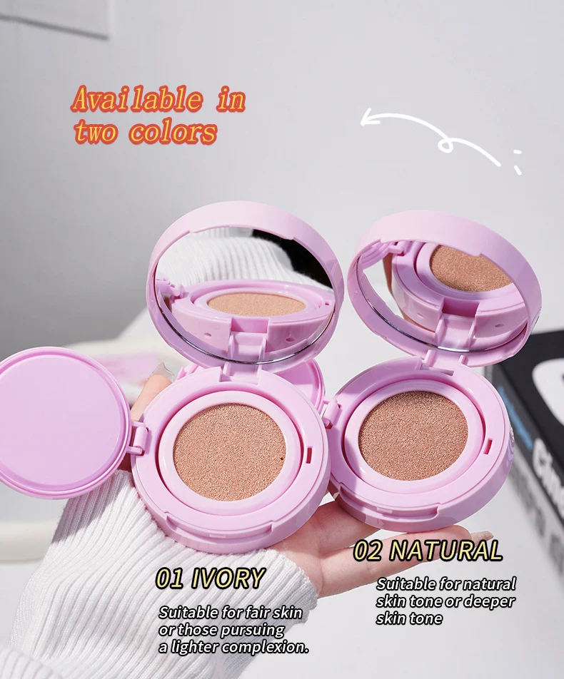 BB Cushion Foundation Full Coverage Concealer Hydrating Lightweight Foundation Natural Finish Non-Caking 8 bb cushion foundation full coverage concealer hydrating sit 7gtxn24y desc 8