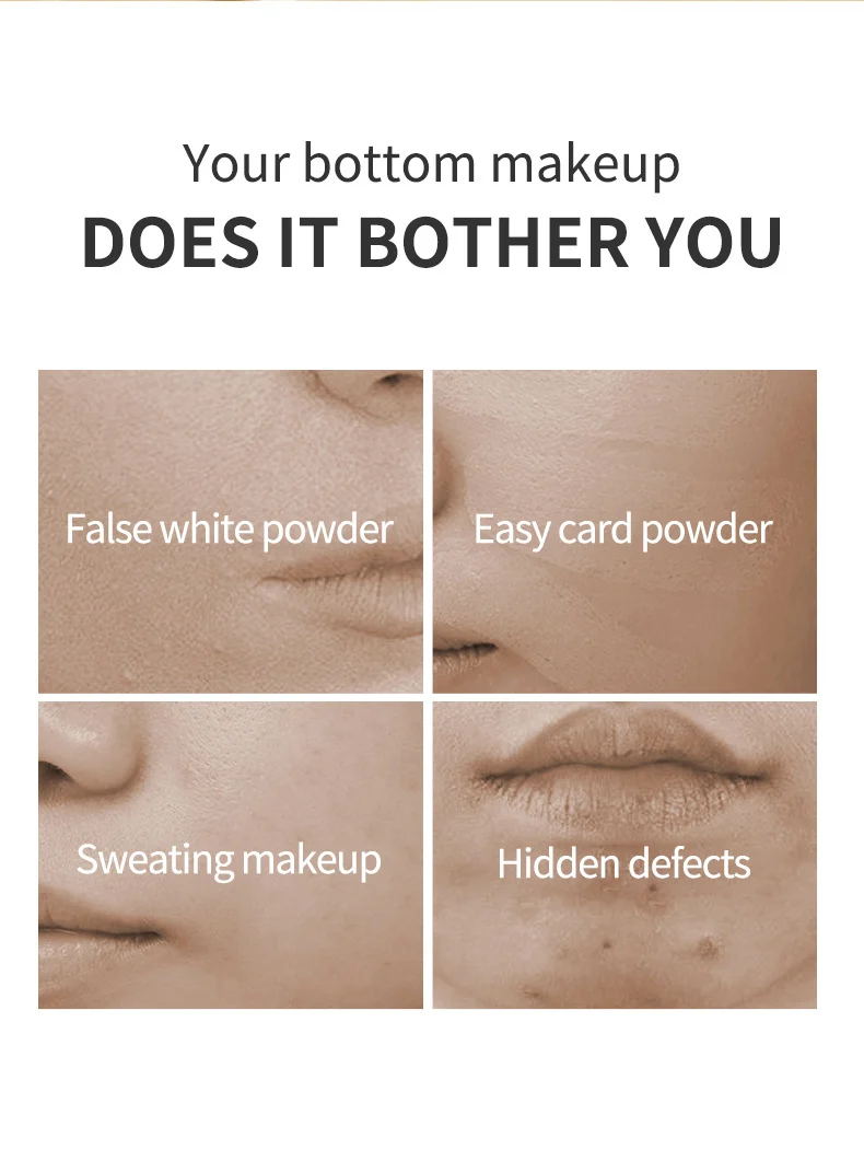 Bird's Nest Peptide Liquid Foundation Waterproof Hydrating Concealer BB Cream 2 bird s nest peptide liquid foundation concealer bb cream sit 9jqzskhp desc 2