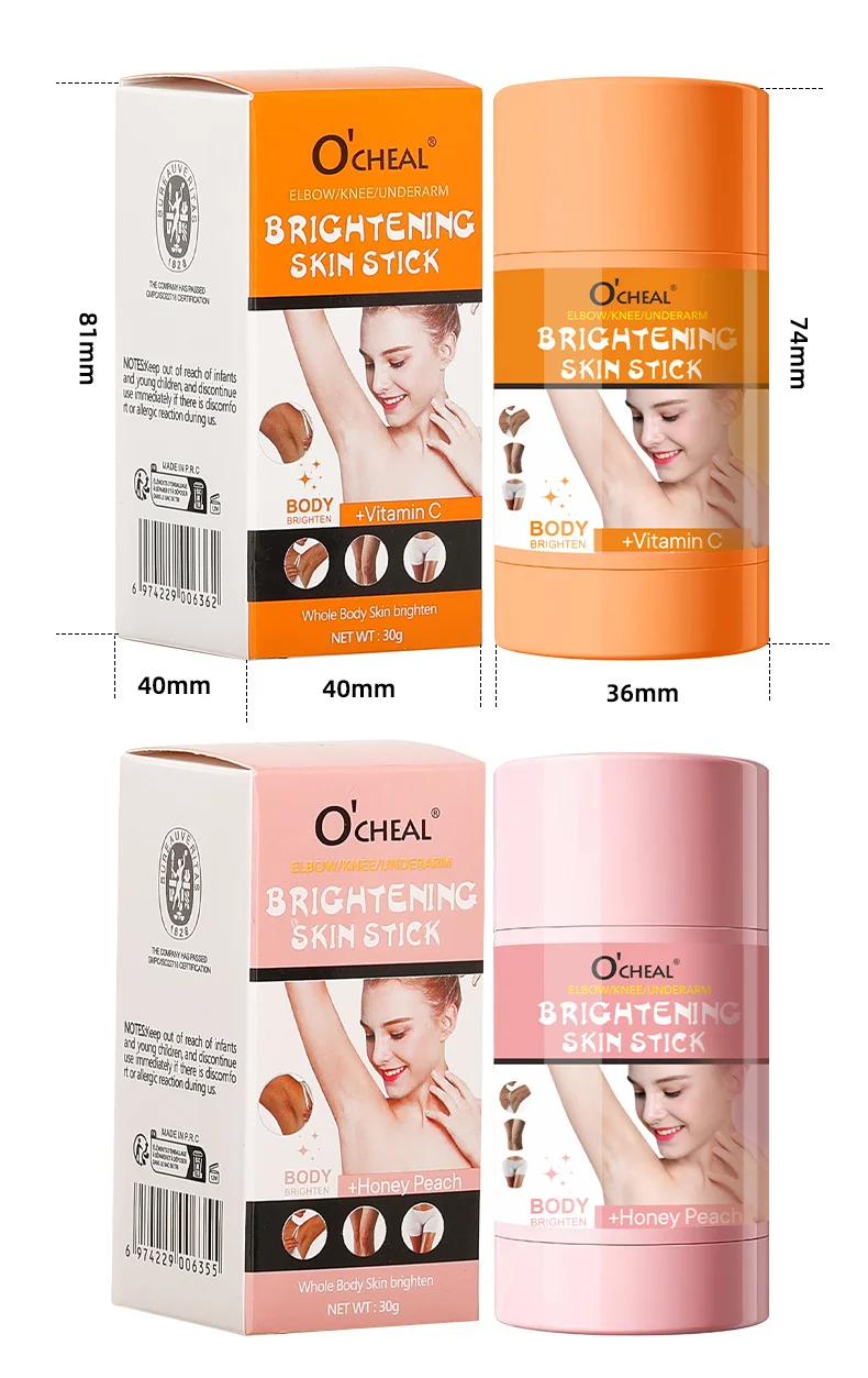 Brightening Skin Stick Whole Body Moisturizer for Dark Spots Elbows Knees Underarms 18 brightening skin stick body moisturizer dark spots sit hszkxuab desc 18
