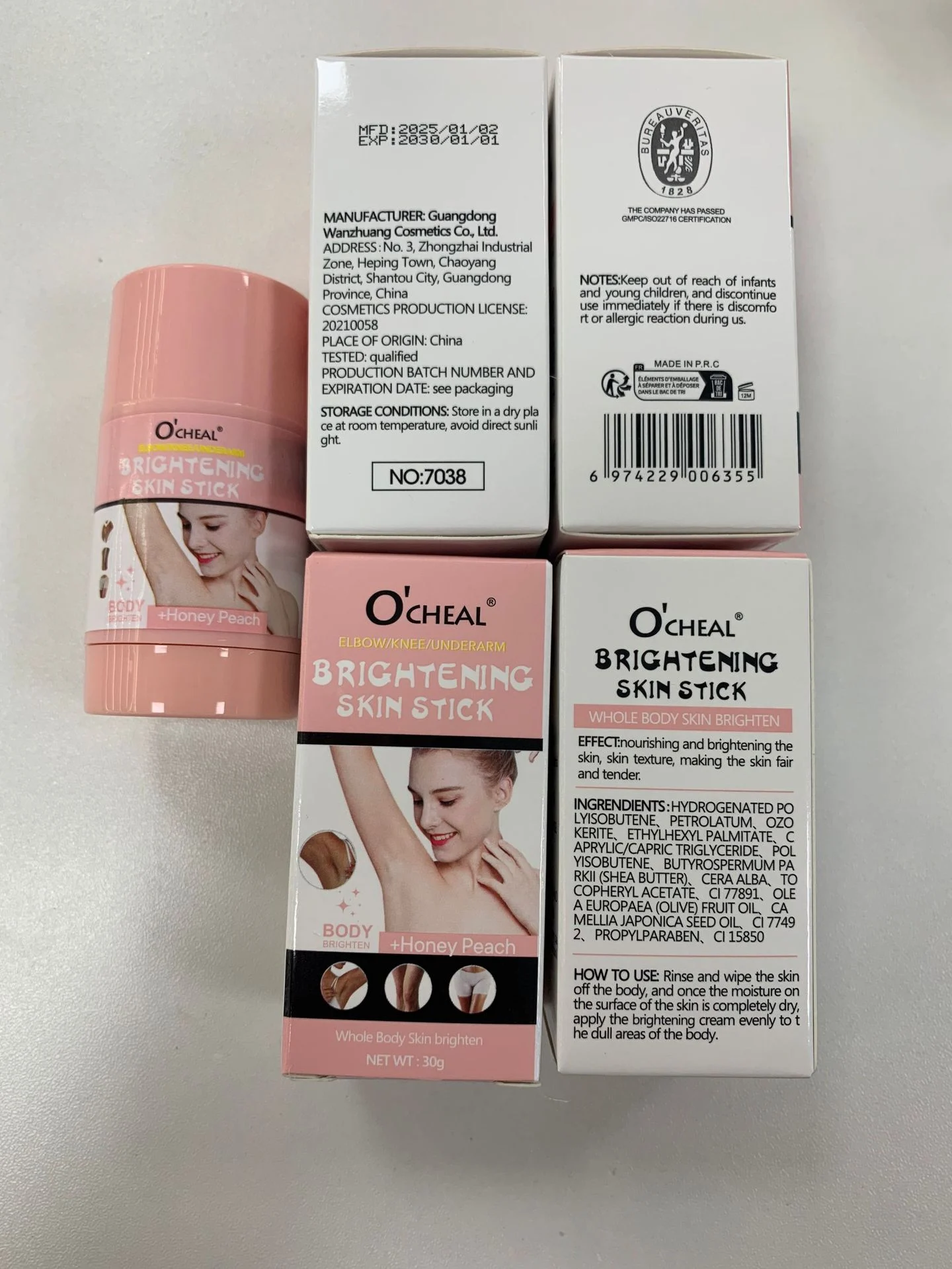 Brightening Skin Stick Whole Body Moisturizer for Dark Spots Elbows Knees Underarms 4 brightening skin stick body moisturizer dark spots sit hszkxuab desc 4