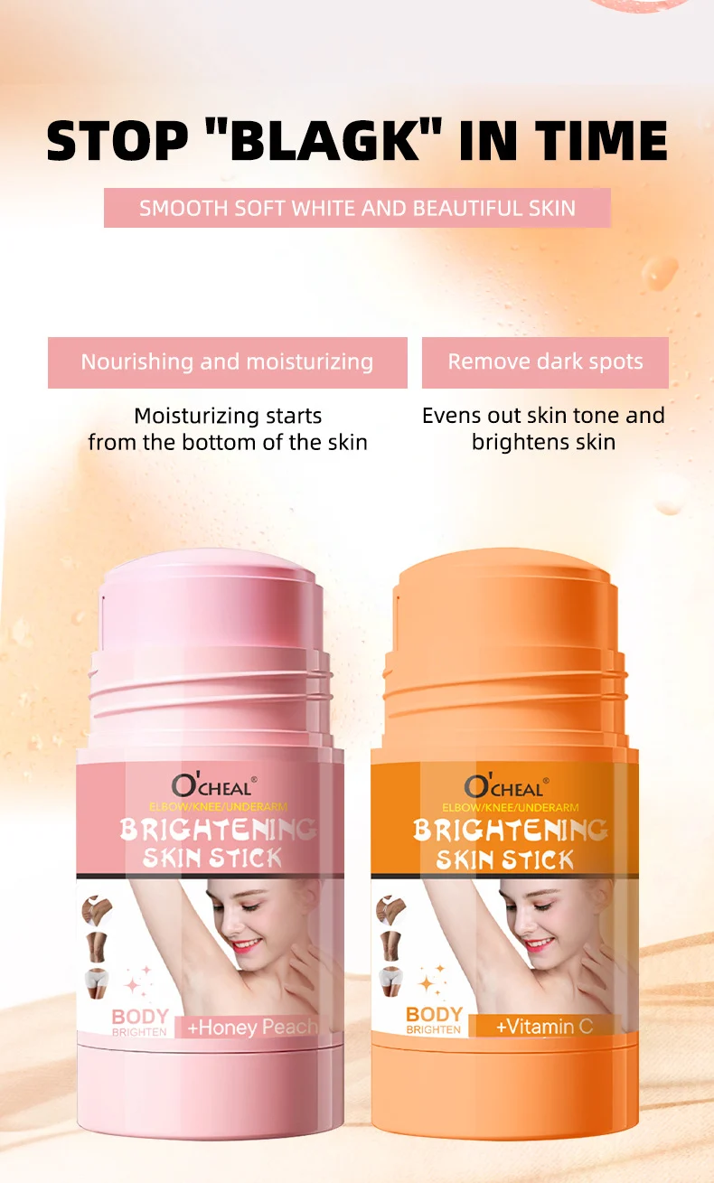 Brightening Skin Stick Whole Body Moisturizer for Dark Spots Elbows Knees Underarms 7 brightening skin stick body moisturizer dark spots sit hszkxuab desc 7