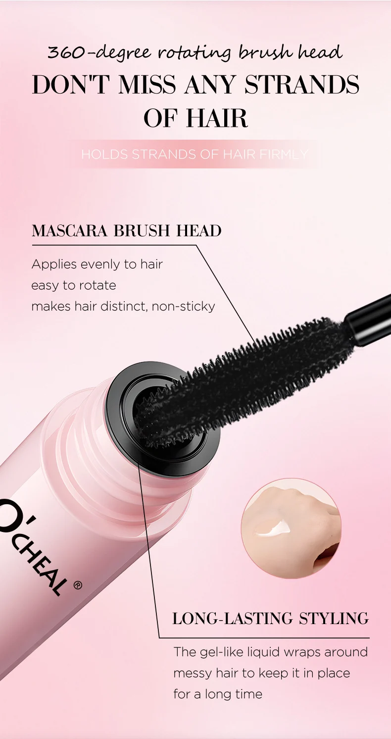 Broken Hair Finishing Stick Flyaway Hair Tamer with Gel Formula & Rotating Brush 6 broken hair finishing stick flyaway tamer sit wpxzgjjm desc 6