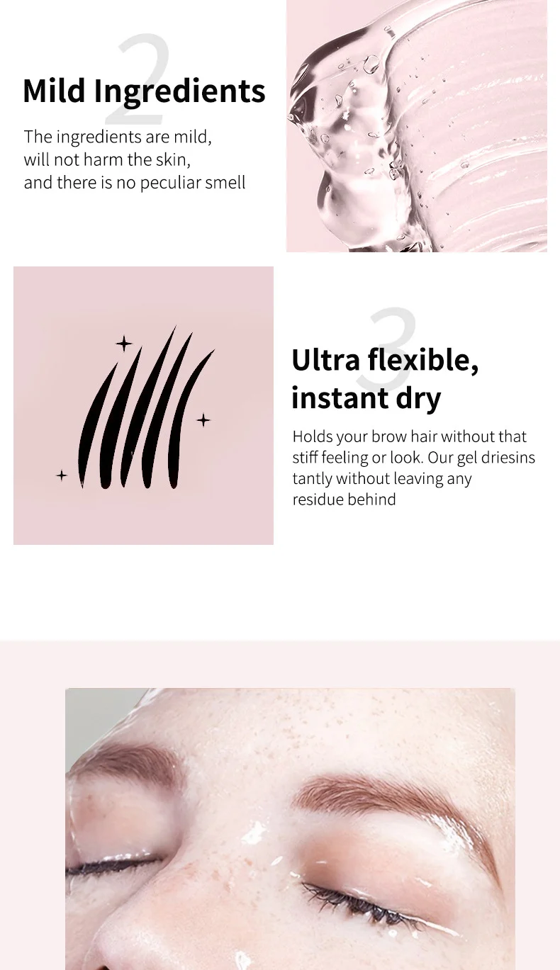 Clear Eyebrow Gel Transparent Waterproof Brow Styling Glue 8g 10 clear eyebrow gel transparent waterproof brow styling glue sit rr4wgd8z desc 10