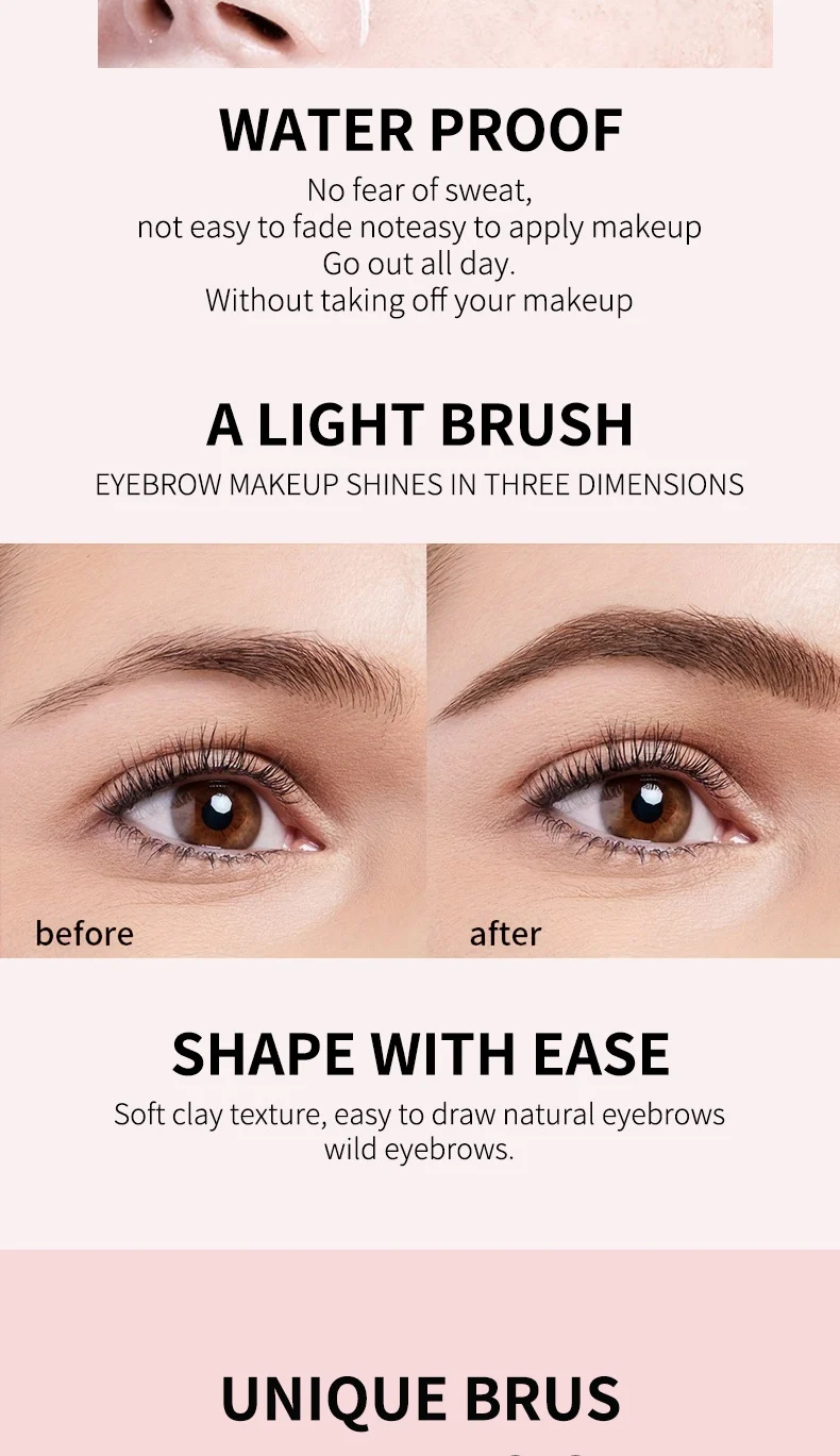Clear Eyebrow Gel Transparent Waterproof Brow Styling Glue 8g 11 clear eyebrow gel transparent waterproof brow styling glue sit rr4wgd8z desc 11