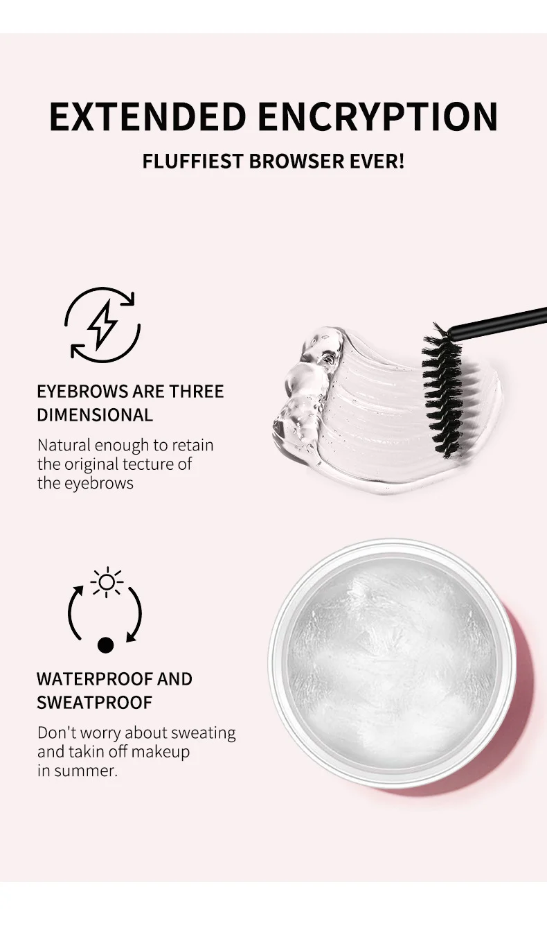 Clear Eyebrow Gel Transparent Waterproof Brow Styling Glue 8g 3 clear eyebrow gel transparent waterproof brow styling glue sit rr4wgd8z desc 3