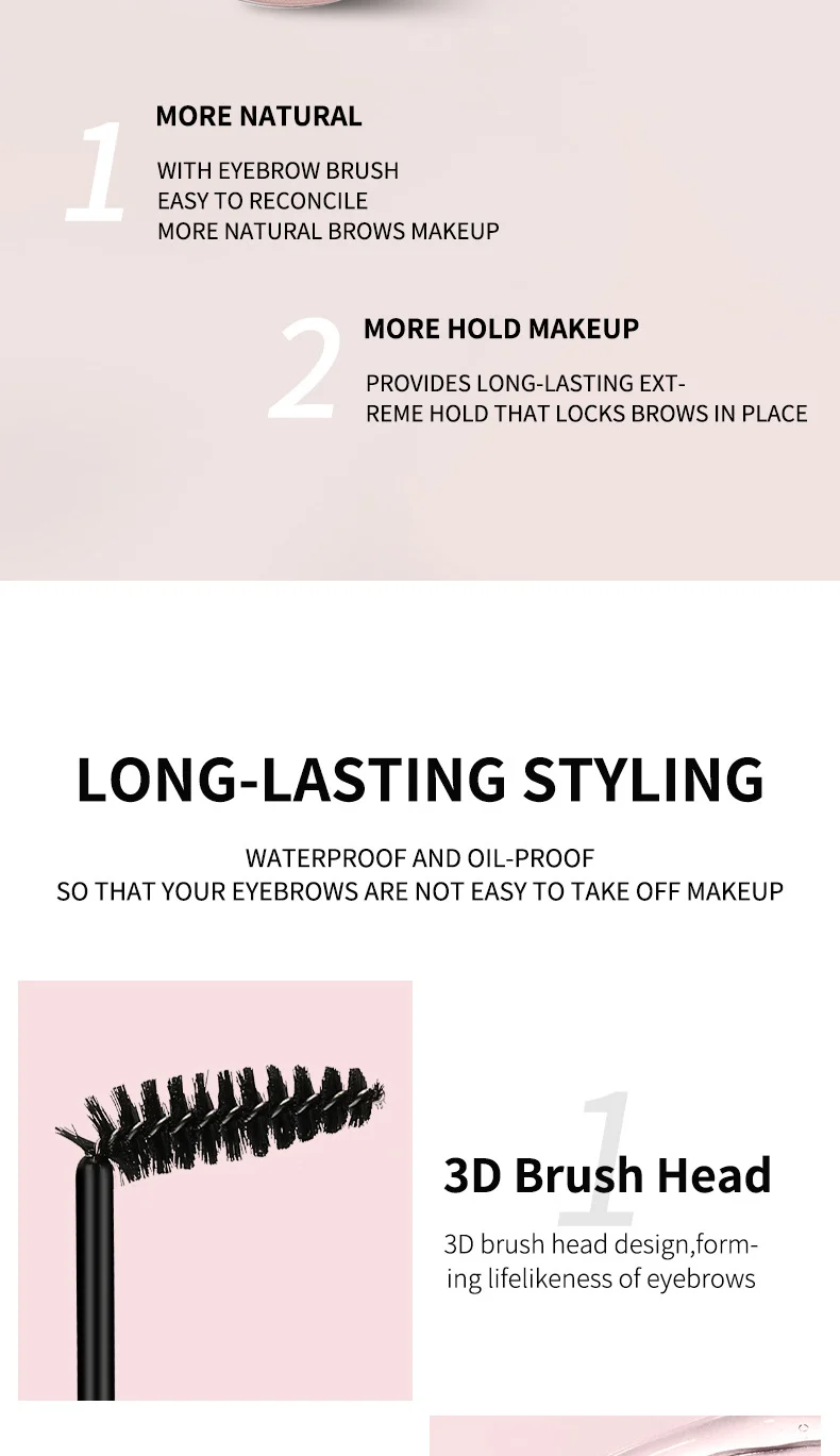Clear Eyebrow Gel Transparent Waterproof Brow Styling Glue 8g 9 clear eyebrow gel transparent waterproof brow styling glue sit rr4wgd8z desc 9