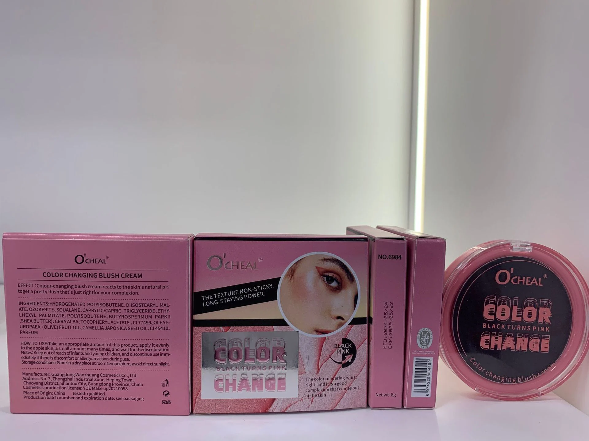 Color Changing Blush Cream 3-in-1 pH Reactive Cheek Lip Eye Multifunctional Makeup 1 color changing blush cream 3 in 1 ph reactive cheek lip eye makeup sit 3kxsce7s desc 1