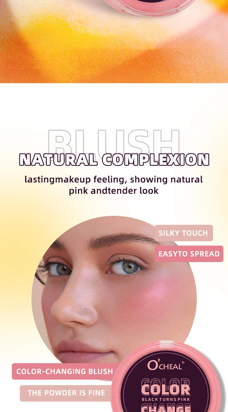 Color Changing Blush Cream 3-in-1 pH Reactive Cheek Lip Eye Multifunctional Makeup 5 color changing blush cream 3 in 1 ph reactive cheek lip eye makeup sit 3kxsce7s desc 5