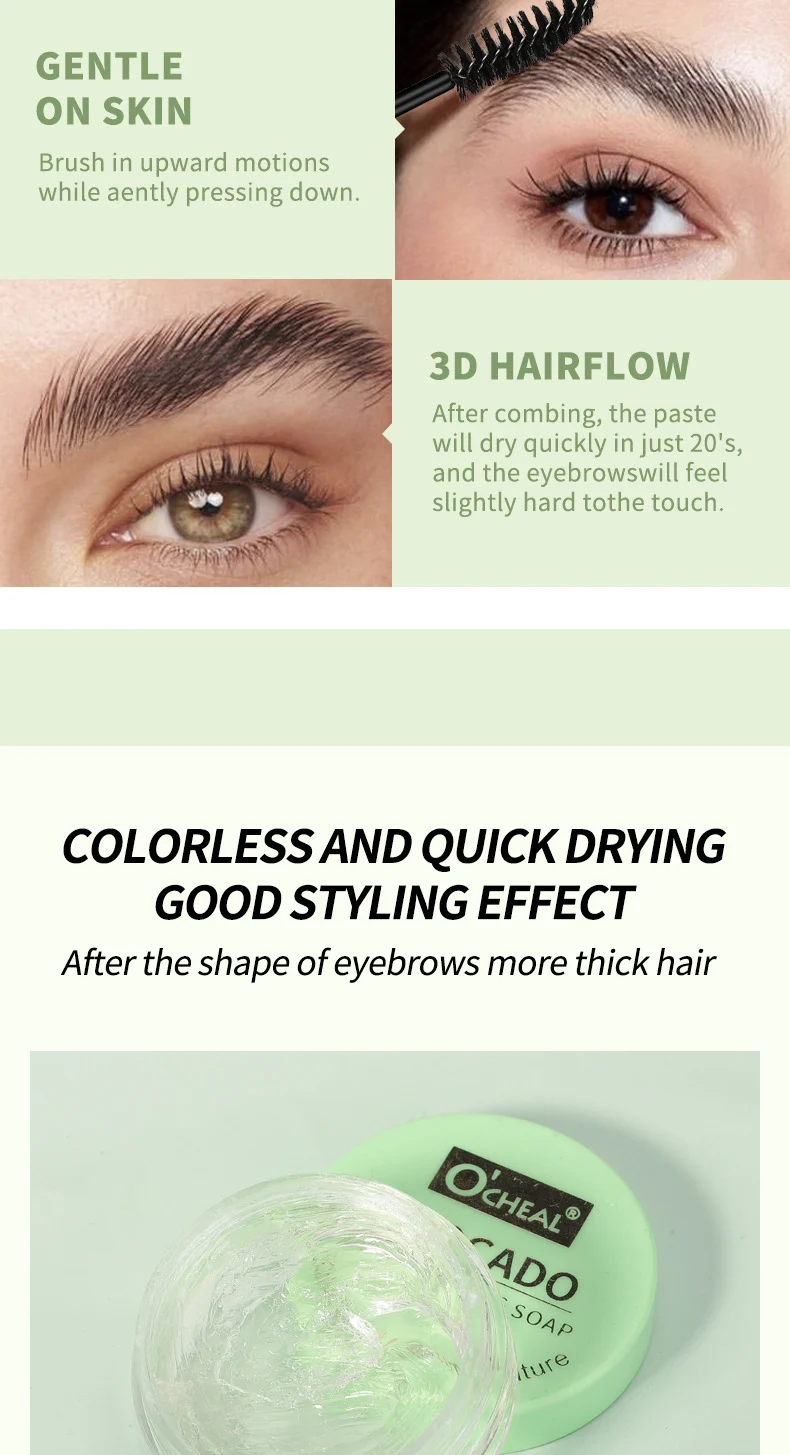 Colorless Eyebrow Gel Avocado Clear Transparent Soap Wild Brows Styling Long Lasting Waterproof 11 colorless eyebrow gel avocado clear transparent soap wild brows styling long lasting waterproof sit 6txt4g4s desc 11