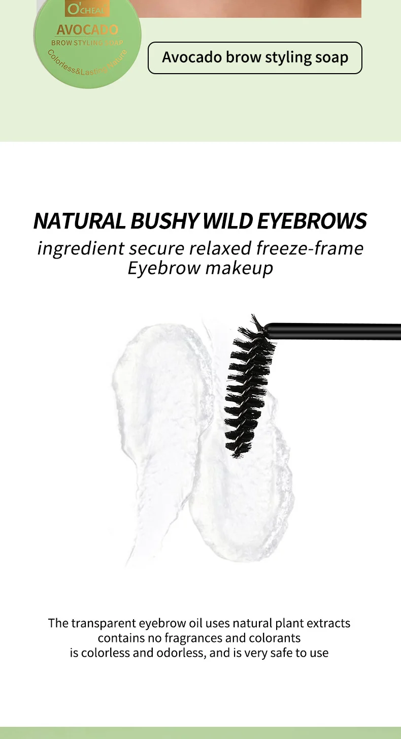 Colorless Eyebrow Gel Avocado Clear Transparent Soap Wild Brows Styling Long Lasting Waterproof 3 colorless eyebrow gel avocado clear transparent soap wild brows styling long lasting waterproof sit 6txt4g4s desc 3