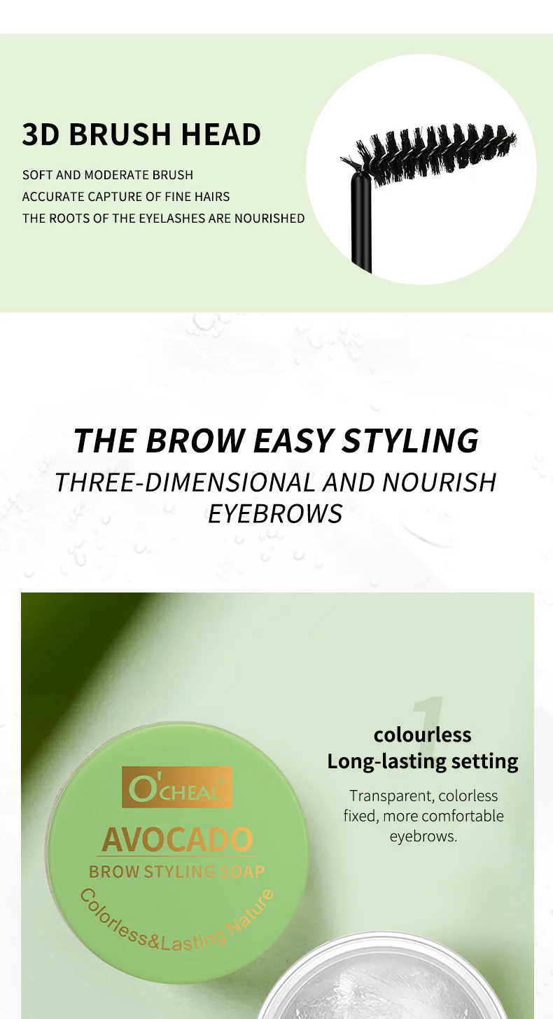Colorless Eyebrow Gel Avocado Clear Transparent Soap Wild Brows Styling Long Lasting Waterproof 5 colorless eyebrow gel avocado clear transparent soap wild brows styling long lasting waterproof sit 6txt4g4s desc 5