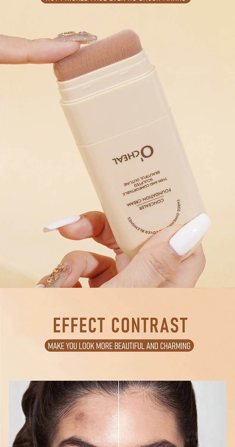 Concealer Foundation Stick Full Coverage Long Lasting with Brush for Blemish & Spot Cover 7 concealer foundation stick full coverage with brush sit hsqq5tmv desc 7