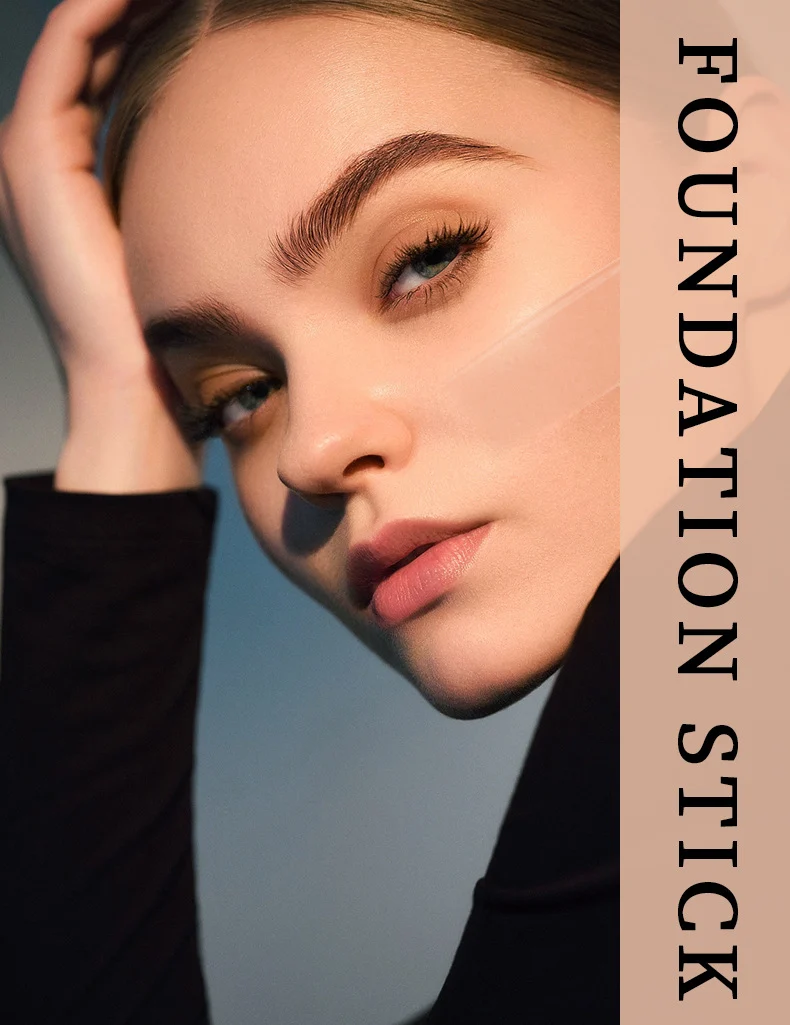 Concealer Foundation Stick Waterproof Long-Lasting Full Coverage Dual-Ended Makeup 2 concealer foundation stick waterproof dual ended sit auxp9det desc 2