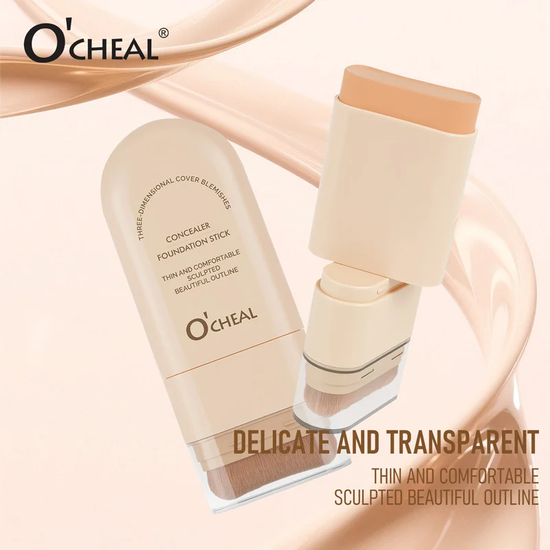 concealer-foundation-stick-waterproof-full-coverage-sit-skhdqb8x-1 O'CHEAL Waterproof Concealer Foundation Stick with full coverage for a flawless, long-lasting makeup look.