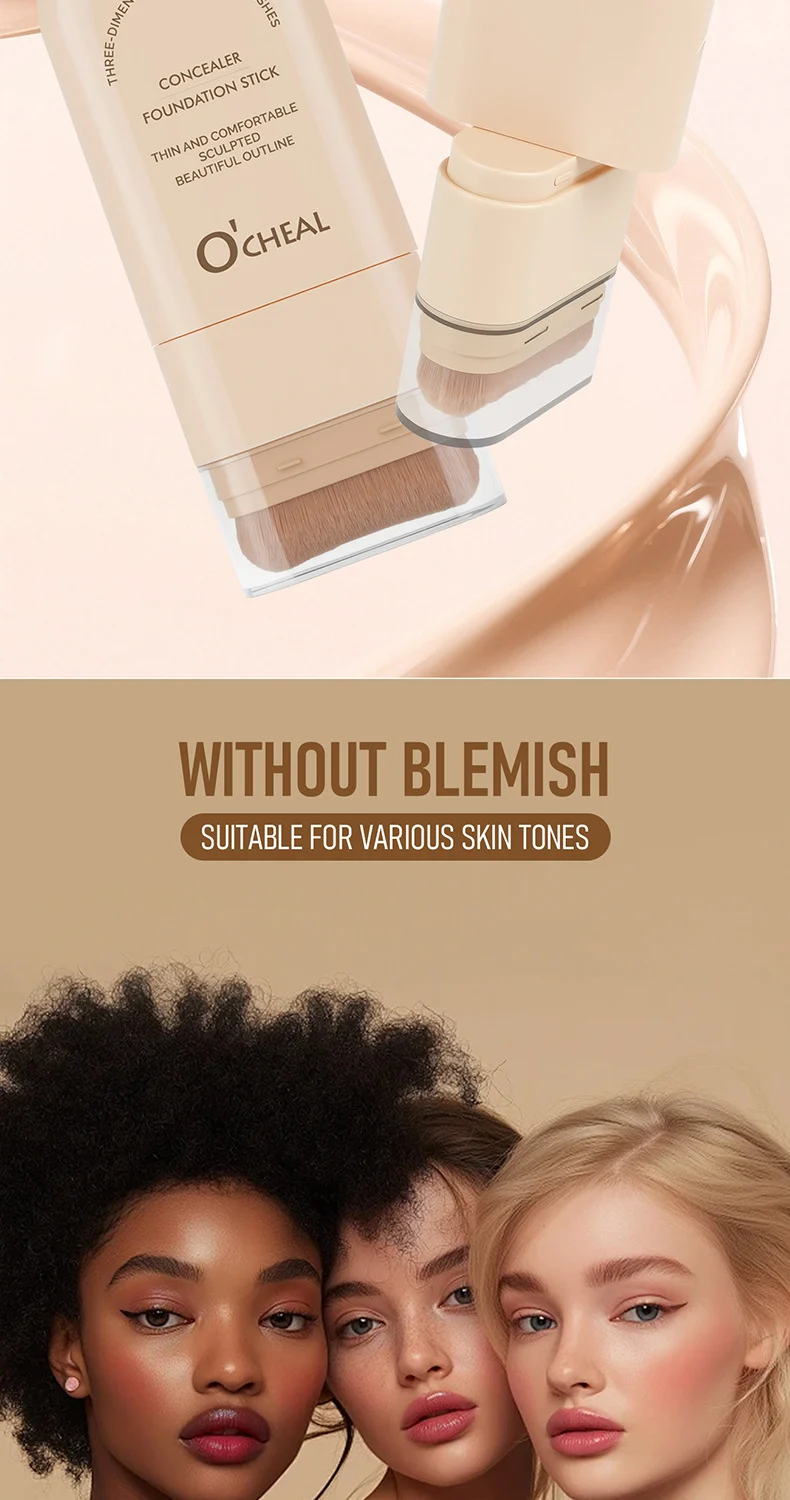 Concealer Foundation Stick Waterproof Full Coverage Long-Lasting Makeup 20g 3 concealer foundation stick waterproof full coverage sit skhdqb8x desc 3
