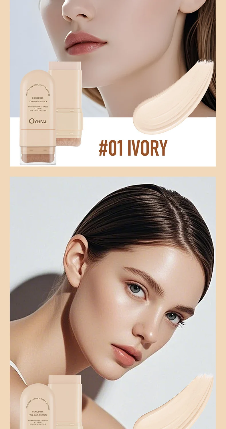 Concealer Foundation Stick Waterproof Full Coverage Long-Lasting Makeup 20g 9 concealer foundation stick waterproof full coverage sit skhdqb8x desc 9