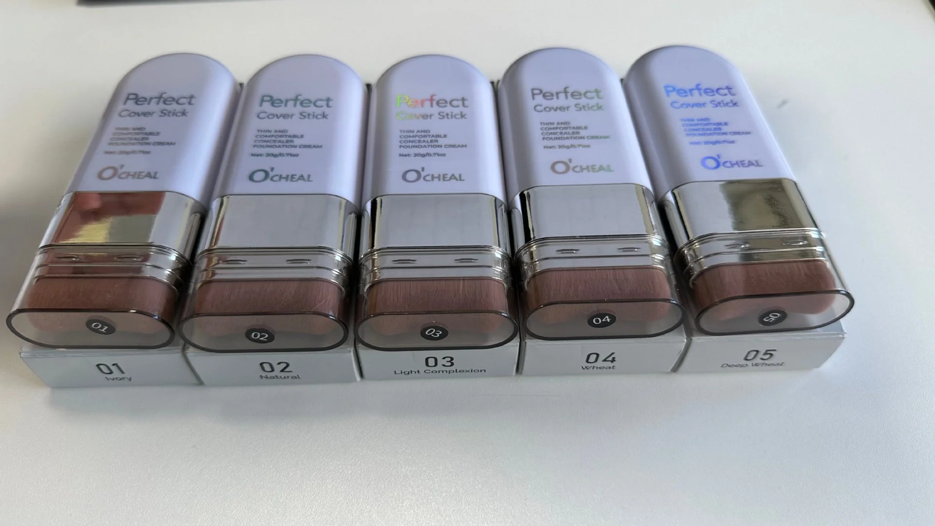 Concealer Foundation Stick with Brush Thin Comfortable Buildable Coverage Waterproof Long Lasting 4 concealer foundation stick with brush thin comfortable long lasting sit 539r77ns desc 4