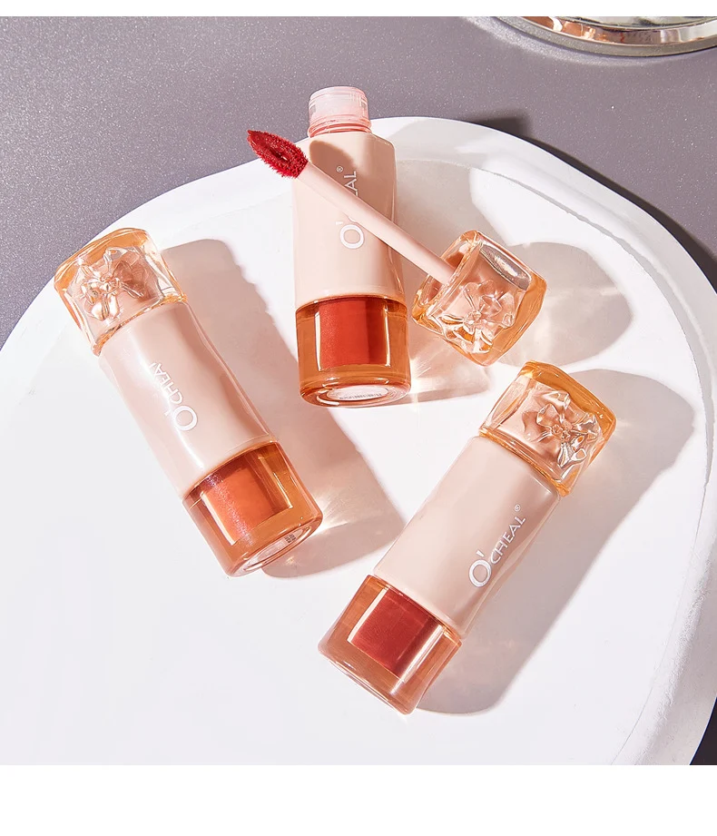 Crystal Freeze Mirror Lip Glaze Lip Stain Lip Gloss Hydrating Non-Sticky Lip Makeup 21 crystal freeze mirror lip glaze lip stain sit ne65hmr4 desc 21