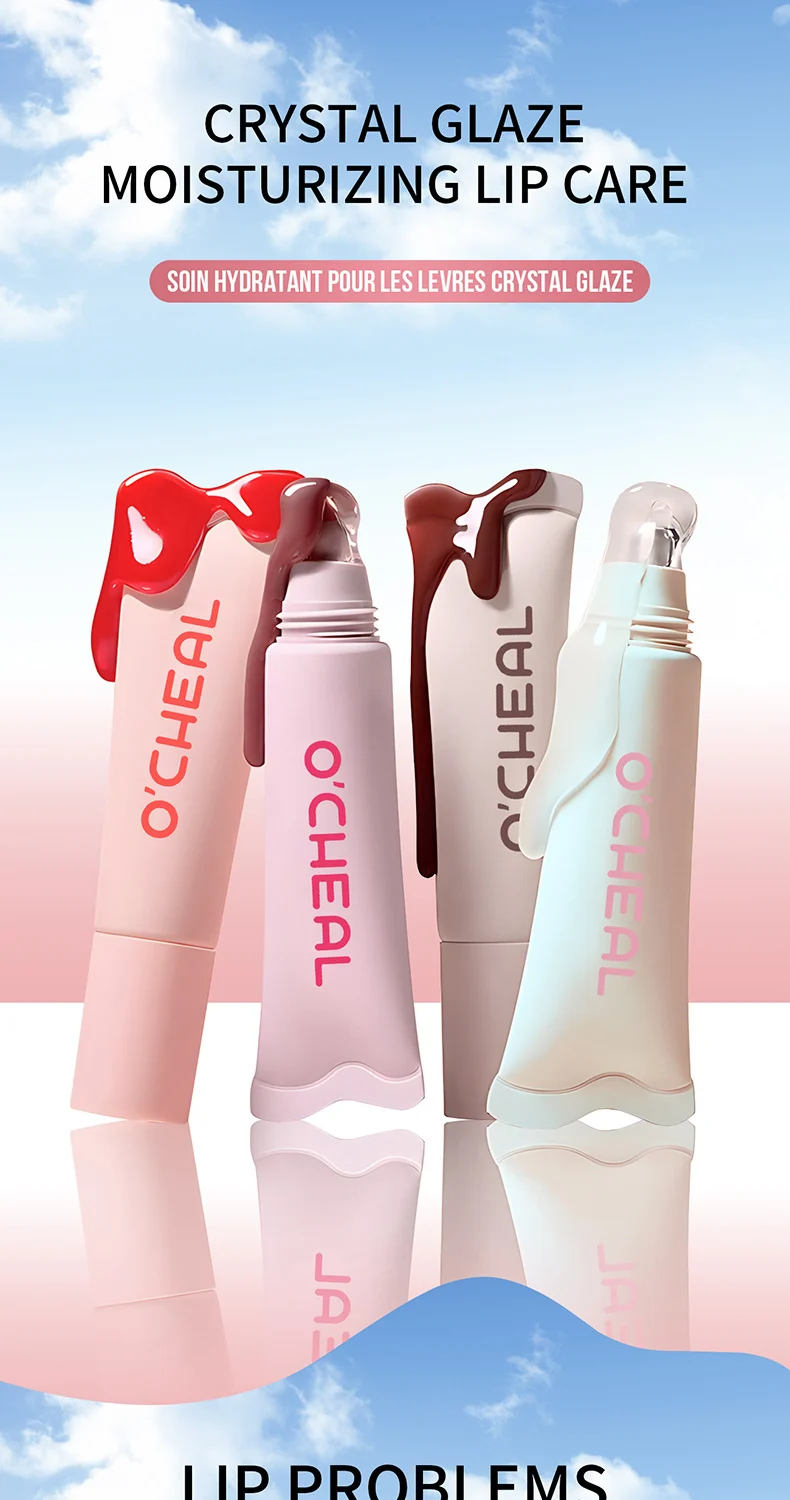 Crystal Glaze Lip Oil 10ml Moisturizing Tinted Lip Gloss with Flavors 1 crystal glaze lip oil 10ml moisturizing tinted lip gloss sit k3eqwmc3 desc 1