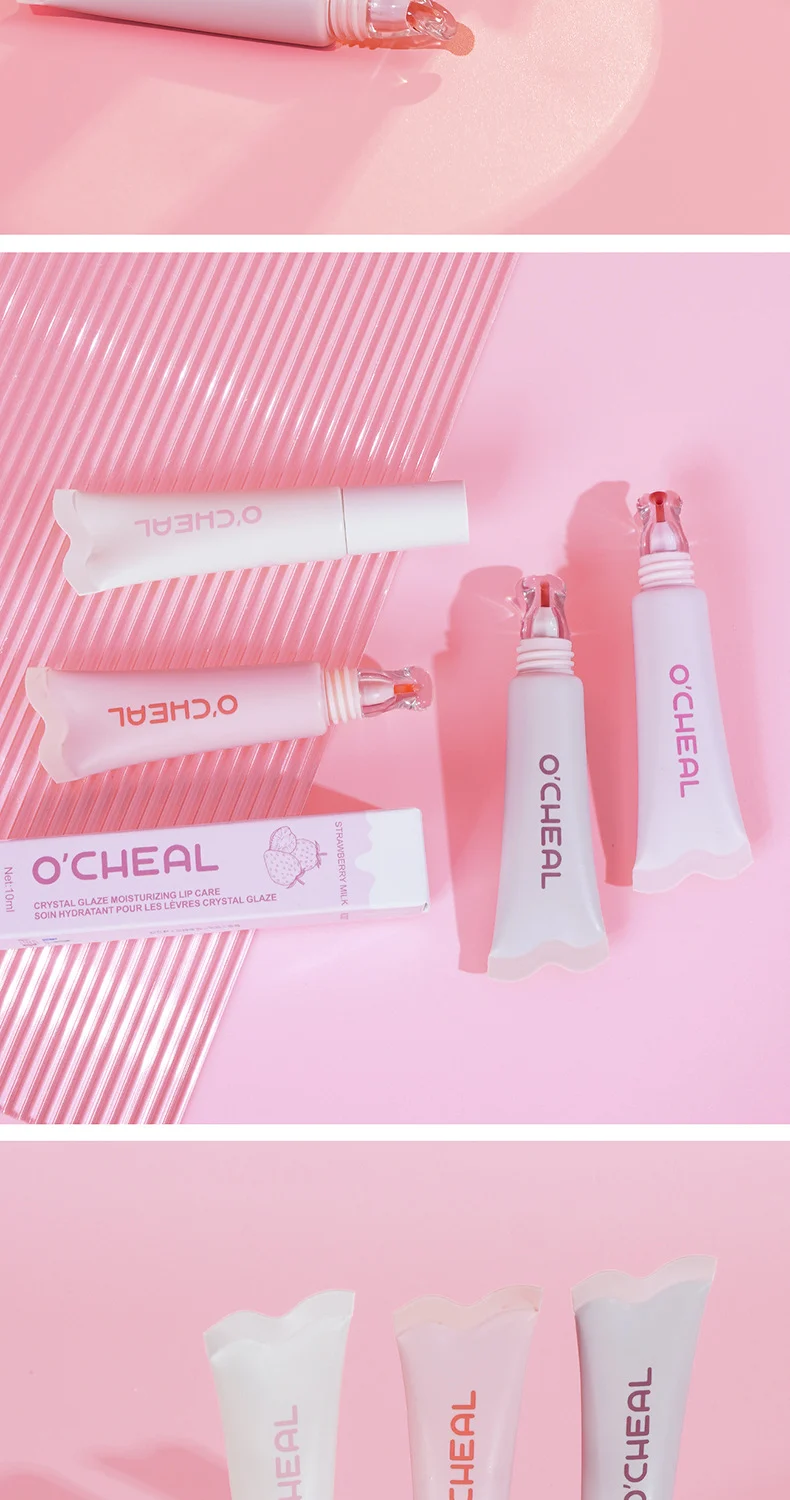 Crystal Glaze Lip Oil 10ml Moisturizing Tinted Lip Gloss with Flavors 12 crystal glaze lip oil 10ml moisturizing tinted lip gloss sit k3eqwmc3 desc 12