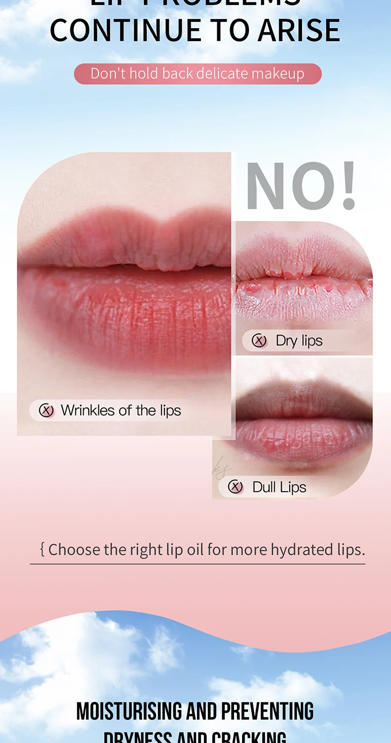 Crystal Glaze Lip Oil 10ml Moisturizing Tinted Lip Gloss with Flavors 2 crystal glaze lip oil 10ml moisturizing tinted lip gloss sit k3eqwmc3 desc 2