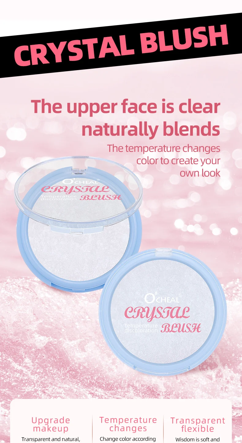 Crystal Temperature-Changing Blush Balm Silky Smooth Long-Lasting Color Sheer Glow Highlighter 11 crystal temperature changing blush balm sit ha66eh6a desc 11