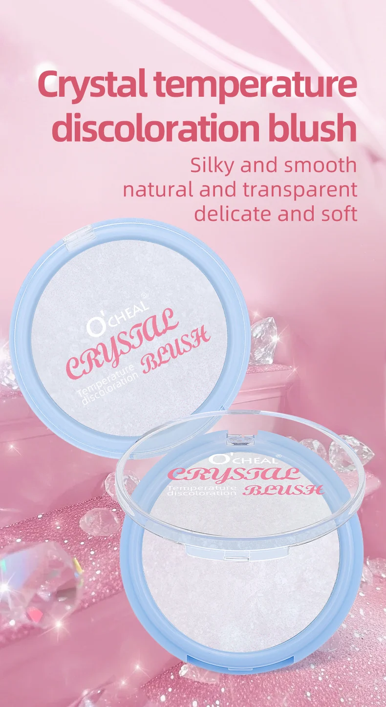 Crystal Temperature-Changing Blush Balm Silky Smooth Long-Lasting Color Sheer Glow Highlighter 3 crystal temperature changing blush balm sit ha66eh6a desc 3
