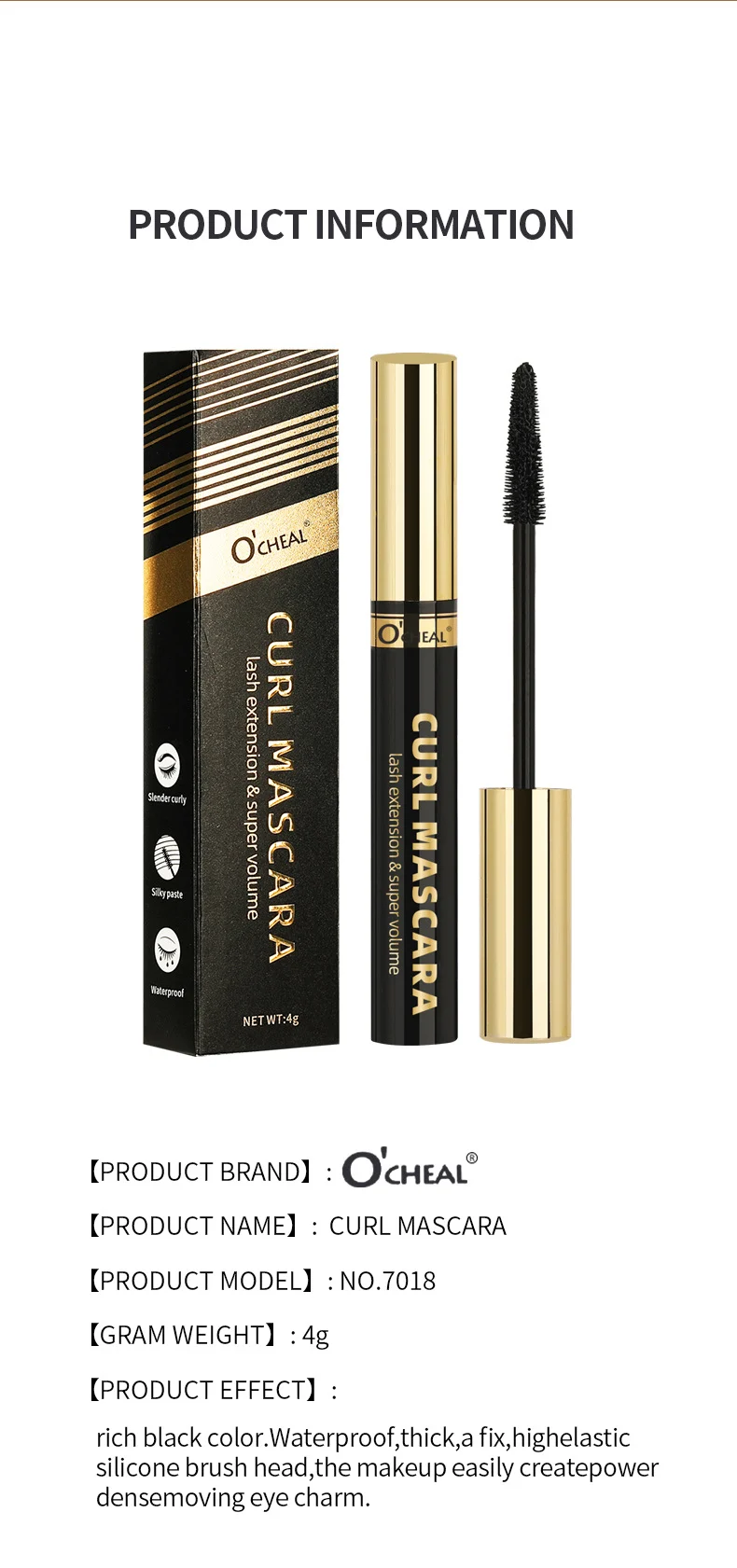 Curl Mascara Waterproof Volumizing & Lengthening Eyelash Makeup 16 curl mascara waterproof volumizing lengthening eyelash makeup sit qknuu2cw desc 16