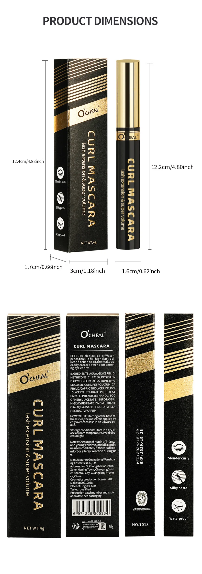 Curl Mascara Waterproof Volumizing & Lengthening Eyelash Makeup 17 curl mascara waterproof volumizing lengthening eyelash makeup sit qknuu2cw desc 17