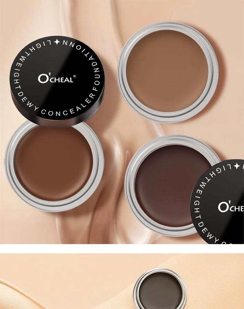 O'CHEAL Lightweight Dewy Concealer Foundation Full Coverage Waterproof 15 dewy cream concealer foundation sit b7npznc8 desc 15