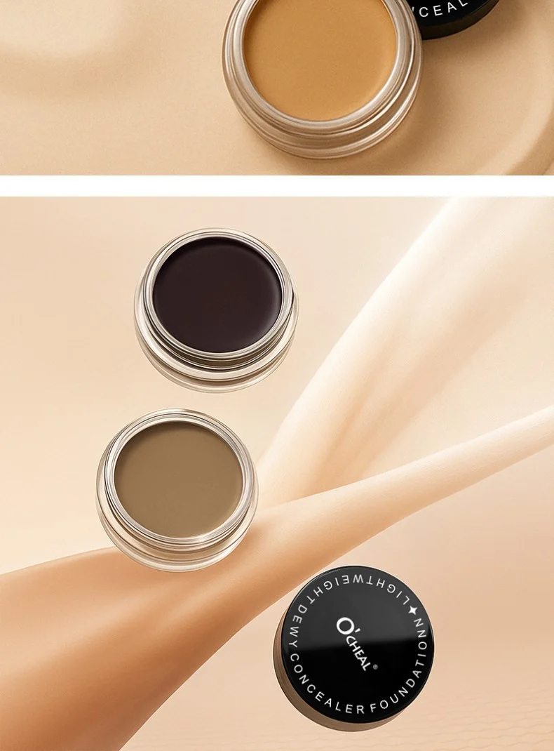 O'CHEAL Lightweight Dewy Concealer Foundation Full Coverage Waterproof 18 dewy cream concealer foundation sit b7npznc8 desc 18