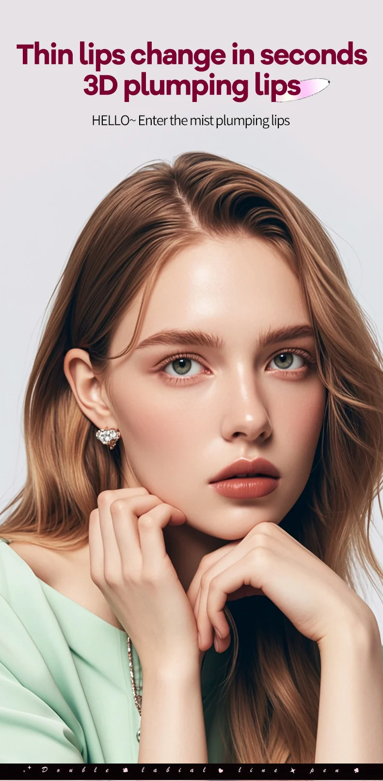 Double-Ended Lip Liner & Lipstick Pen 6 Matte Colors Retractable Lip Makeup 2 double ended lip liner lipstick pen 6 matte colors sit xmctw4qz desc 2