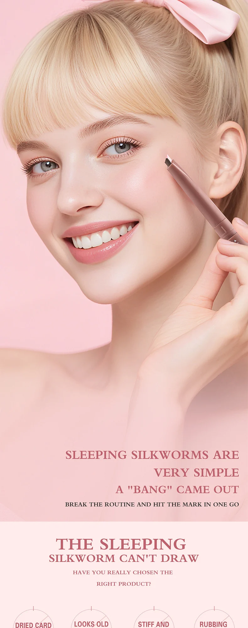 Dual-Ended Under Eye Pencil 2-in-1 Contour & Highlight Pen Waterproof Long-Lasting Makeup 2 dual ended under eye pencil 2 in 1 contour highlight pen sit 5fnfhmmg desc 2