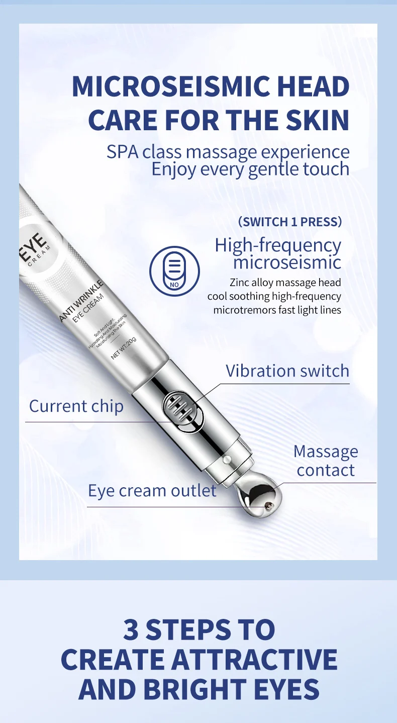 Electric Eye Cream Hydrating Moisturizing Lifting Tightening Eye Care Improves Dark Circles Brightens Skin Tone 6 electric eye cream hydrating lifting dark circles sit v9dwvnmt desc 6