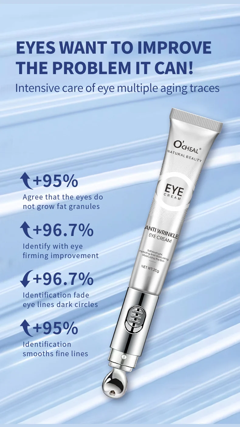 Electric Eye Cream Anti Wrinkle Moisturizing Massage Eye Cream with Vibrating Head 20g 3 electric eye cream moisturizing anti wrinkle vibrating sit wy7299y6 desc 3
