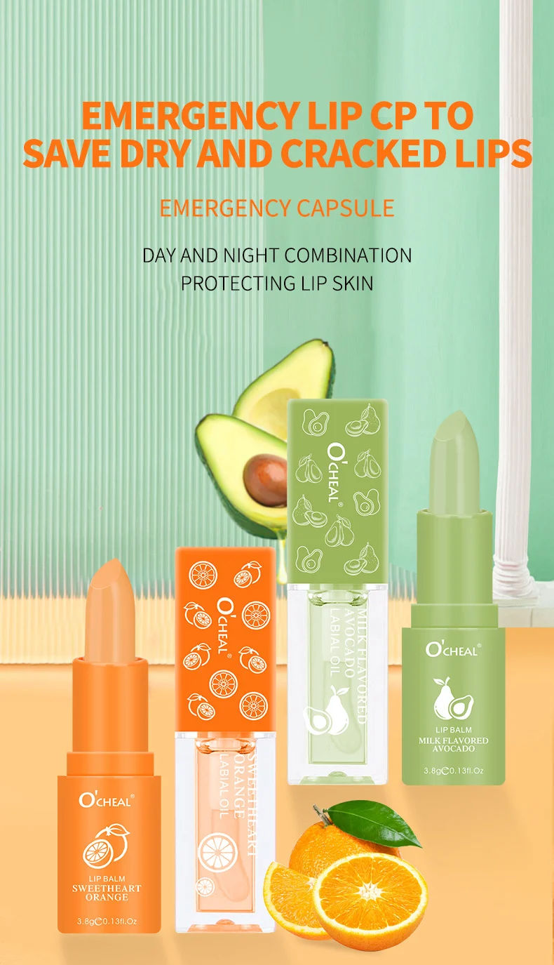 Emergency Lip Repair Set Avocado Moisturizing Lip Oil & Lip Balm Duo for Dry Cracked Lips 1 emergency lip repair set avocado moisturizing lip oil lip balm duo sit jzp6dtph desc 1
