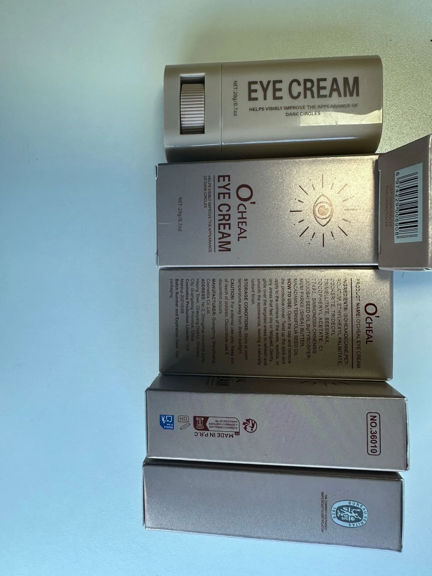 Eye Cream Stick Hydrating Moisturizing Anti-Aging Dark Circles Treatment 20g 3 eye cream stick hydrating moisturizing anti aging dark circles treatment sit fqe9kmgk desc 3